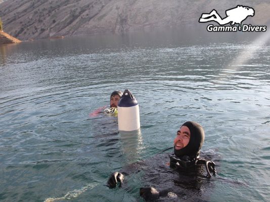 Diving in Shahid Abbas Pour Dam (Masjed soleyman)